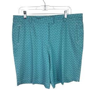 Lady Hagen Essentials Golf‎ Women's 16 Performance Shorts Teal Diamond EUC